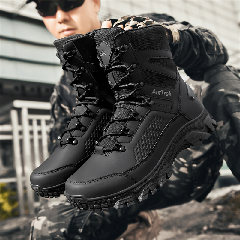 メンズワイルドトレーニングブーツ 四季対応 ハイカット ノン - Men'S Fashion Hiking Boots のレビューと価格