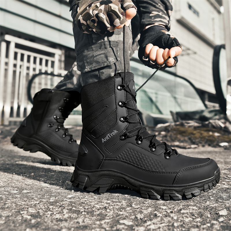 メンズワイルドトレーニングブーツ 四季対応 ハイカット ノン - Men'S Fashion Hiking Boots のレビューと価格