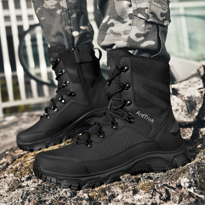 メンズワイルドトレーニングブーツ 四季対応 ハイカット ノン - Men'S Fashion Hiking Boots のレビューと価格