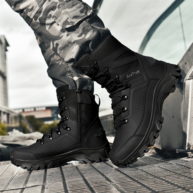 メンズワイルドトレーニングブーツ 四季対応 ハイカット ノン - Men'S Fashion Hiking Boots のレビューと価格