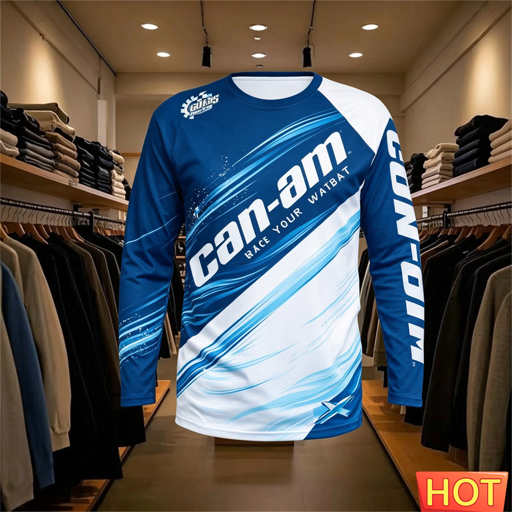 バイクレース用長袖ラウンドネックTシャツ、男女兼用、ファッシ - Men'S Fashion Usa のレビューと価格