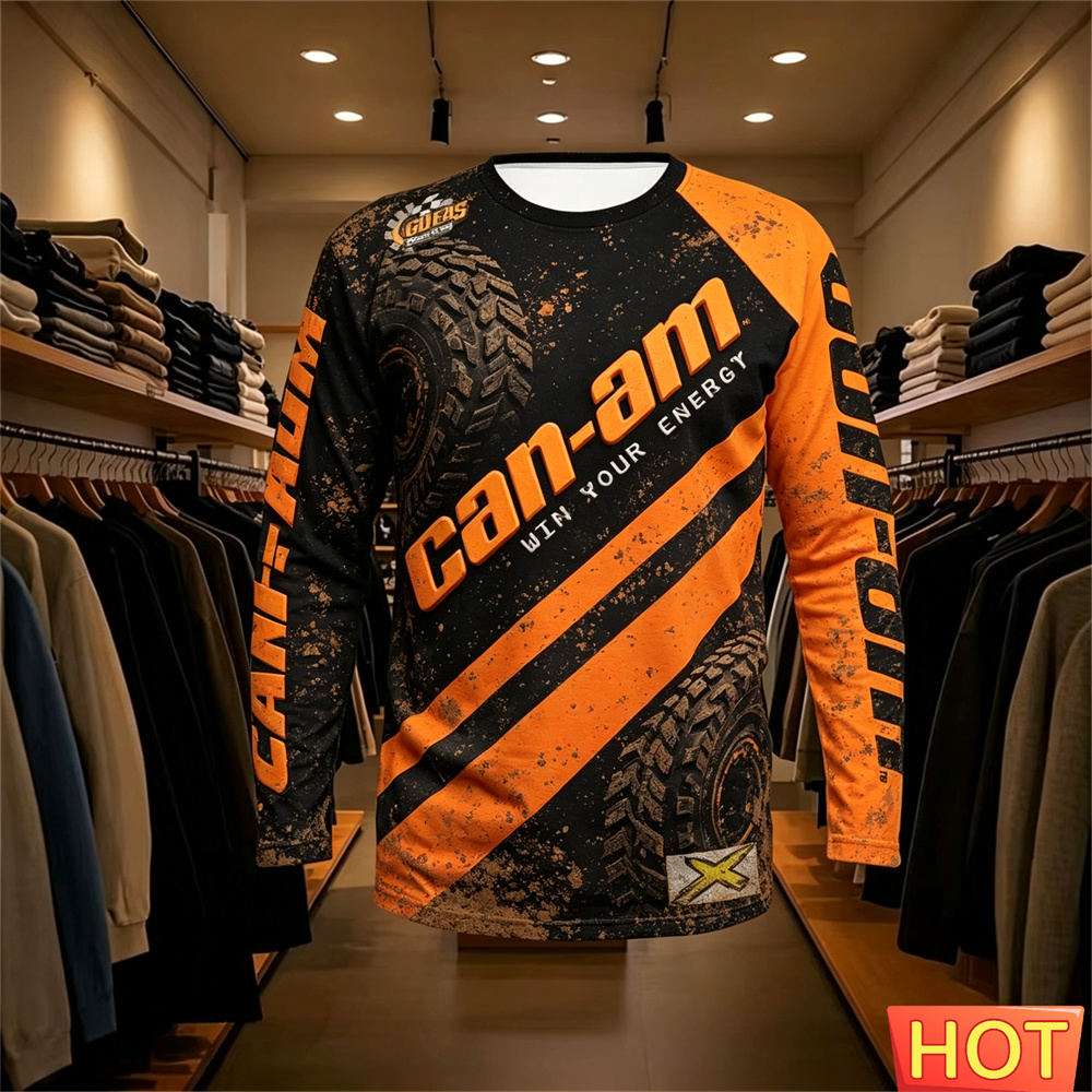 バイクレース用長袖ラウンドネックTシャツ、男女兼用、ファッシ - Men'S Fashion Usa のレビューと価格