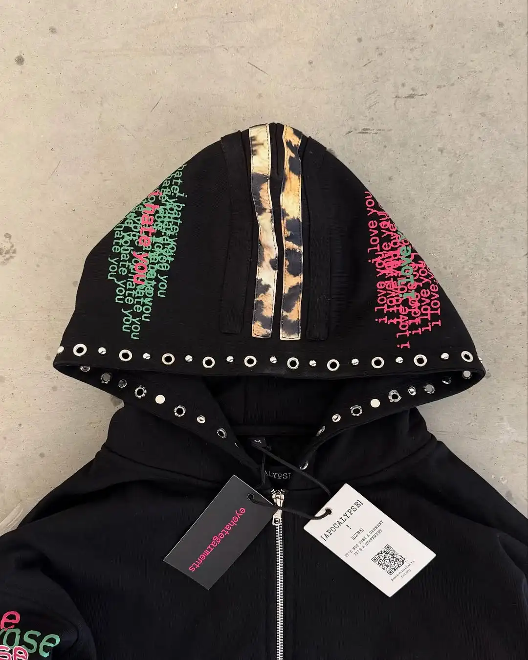 Eyehategarment ストリートファッションパーカー - Mens Fashion Zip Up Hoodies のレビューと価格