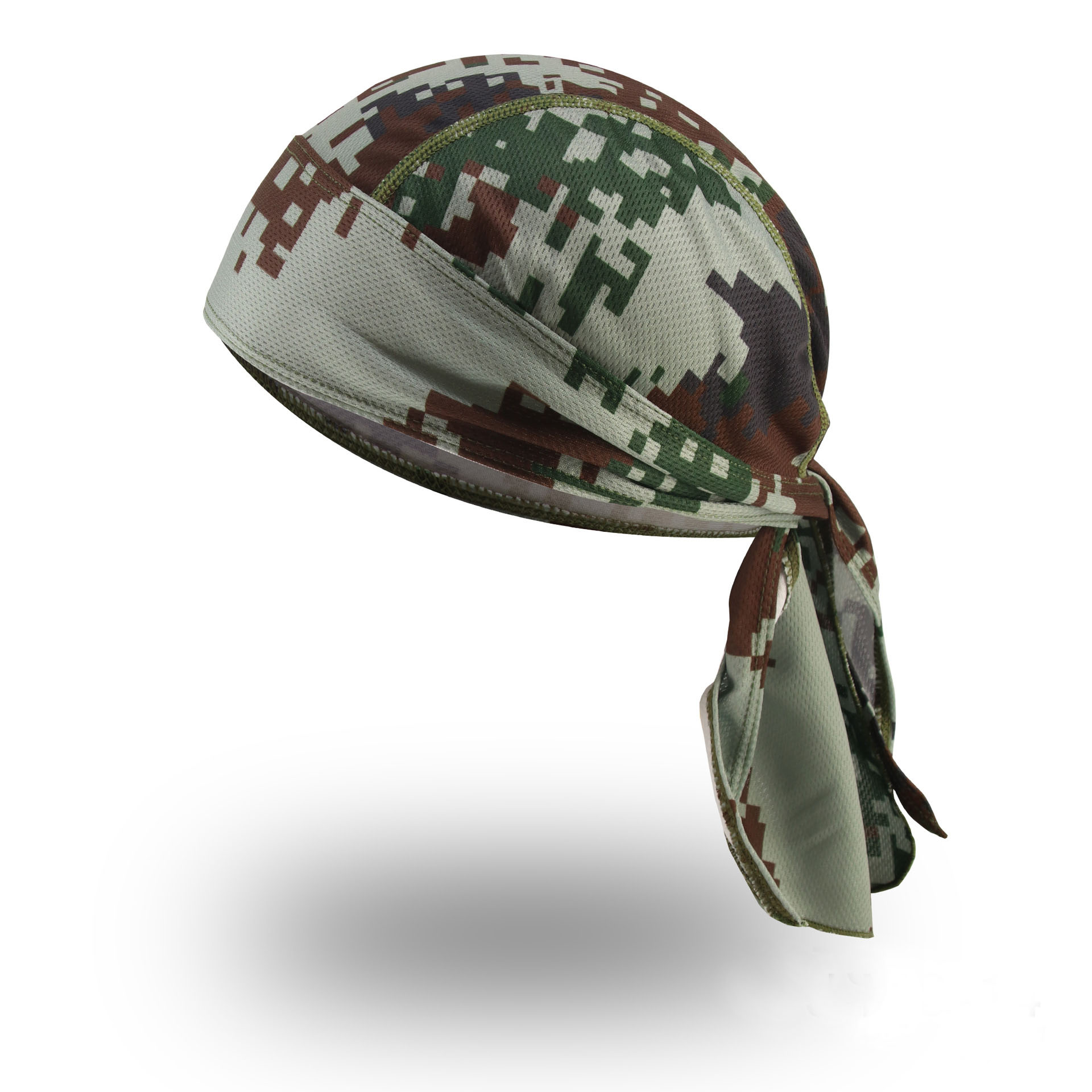 ヘッドバンド夏男性プリントサイクリングキャップ太陽保護迷彩釣 - Mens Fashion Caps のレビューと価格