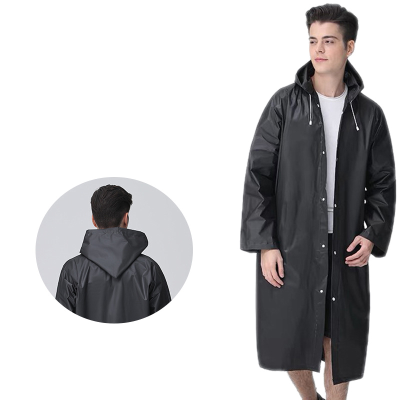 ファッションアウトドアメンズ厚手レインコート釣り用携帯特大サ - Mens Fashion Poncho のレビューと価格