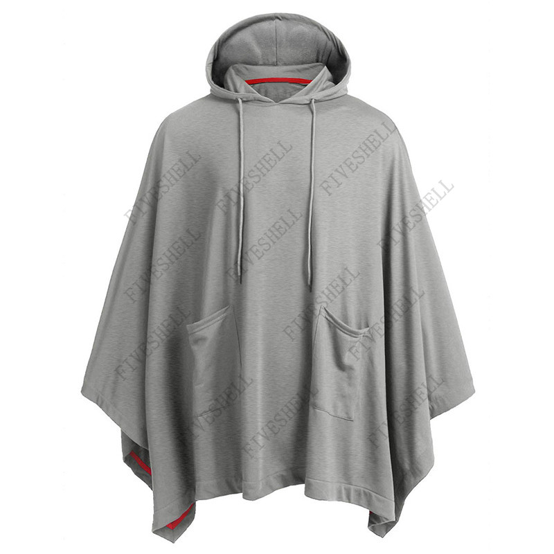 フード付きスウェットシャツ,フード付きスウェットシャツ,ケー - Mens Fashion Poncho のレビューと価格