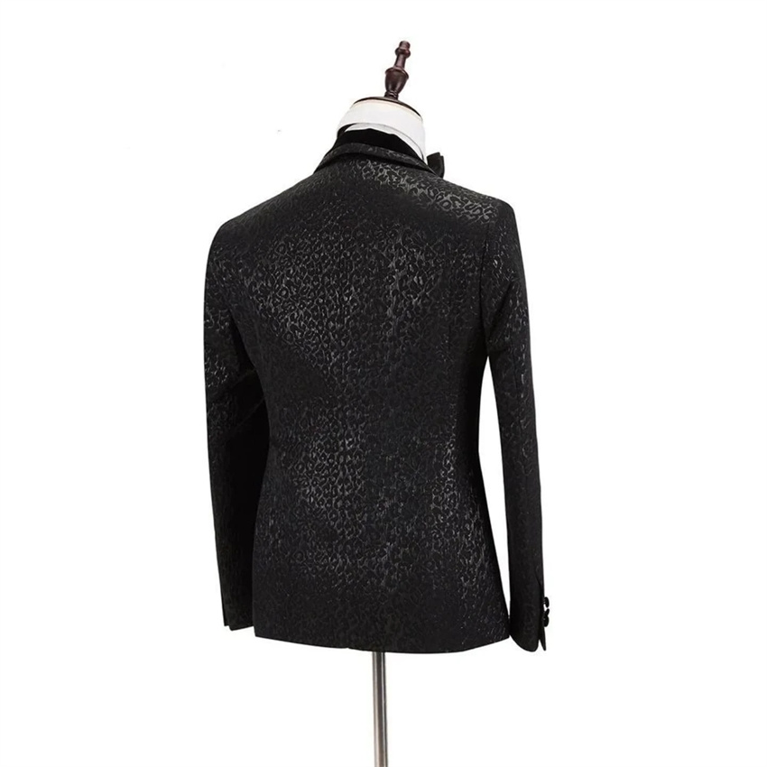 花ダブルブレストメンズスーツ 2 個セットメンズ結婚式タキシ - Slim Fit Blazer Men のレビューと価格