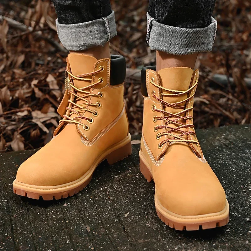 ブーツ メンズ ハイカットブーツ 高品質 レディース レザー - Men'S Fashion News のレビューと価格