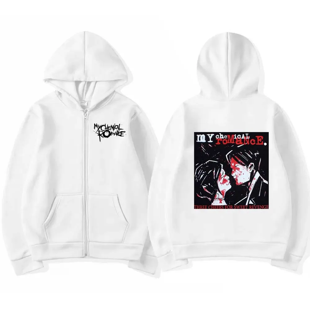 私のロマンス-男性用の化学ジッパー付きフード付きスウェットシ - Mens Fashion Zip Up Hoodies のレビューと価格