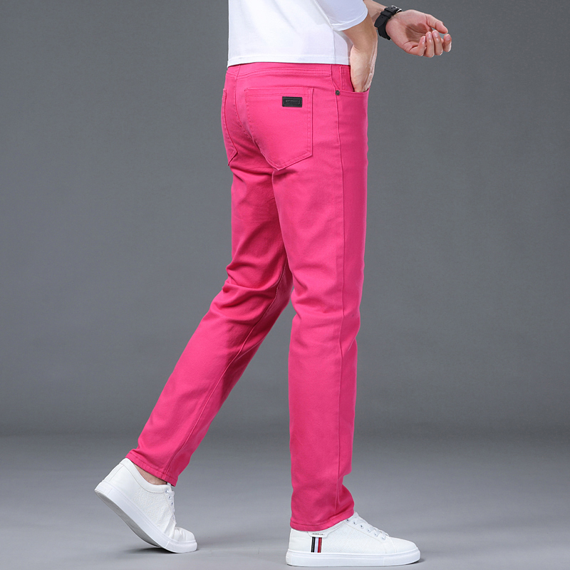 2026 春ジーンズ快適なソフト弾性スリムストレート韓国デニ - Men'S Fashion For 70 Year Old のレビューと価格